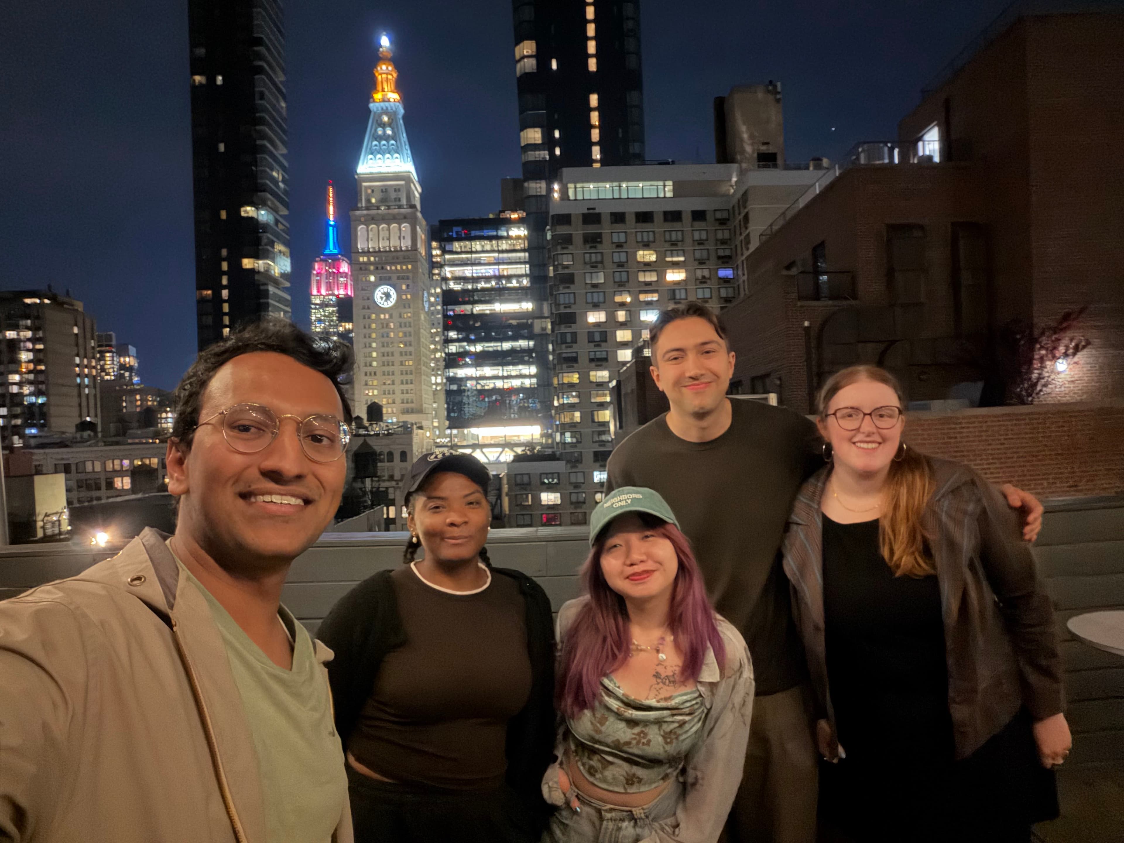 Cavalry Film Collective on a NYC rooftop